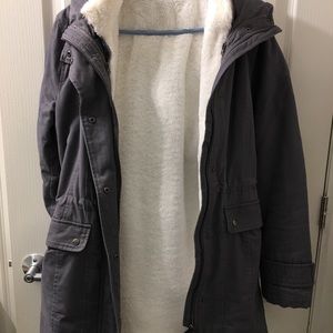 Grey 2 in 1 parka.